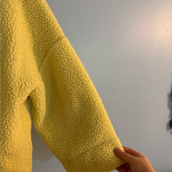 Fun yellow GAP mockneck top/sweatshirt  size M - Picture 3 of 6